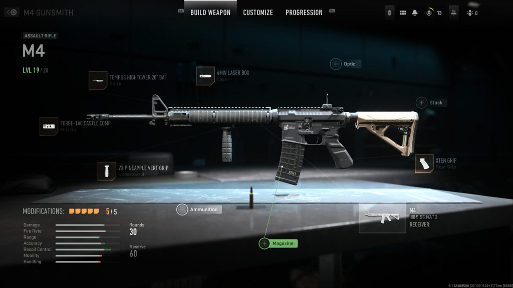 CoD Modern Warfare 2 beta : méta loadout pour M4 et MP5