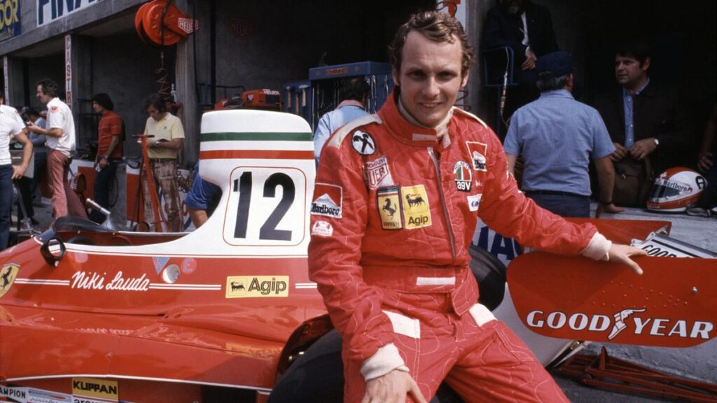 Niki Lauda en Ferrari