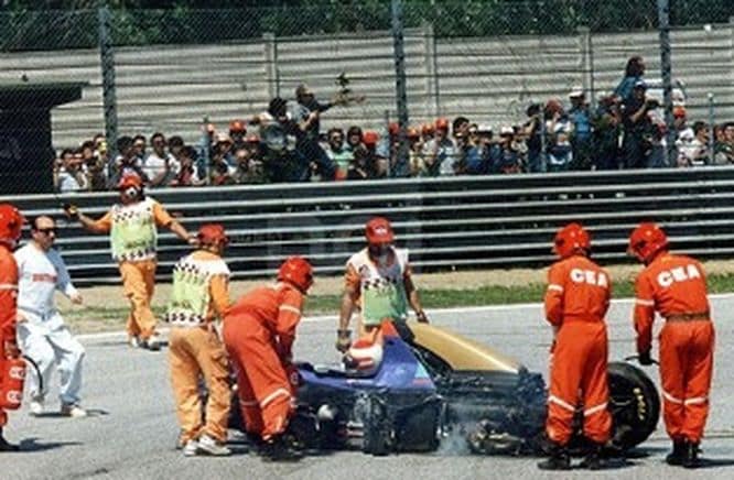 Ratzenberger accident Imola 1994