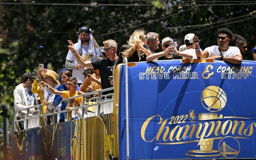 Steve Kerr Célébrations des Golden State Warriors