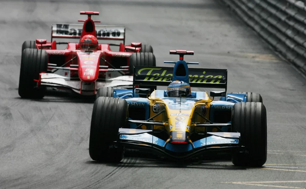 Alonso et Schumacher en 2006